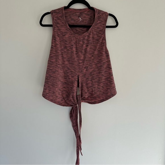 Zyia Tie Workout Tank Pink - Picture 3 of 7